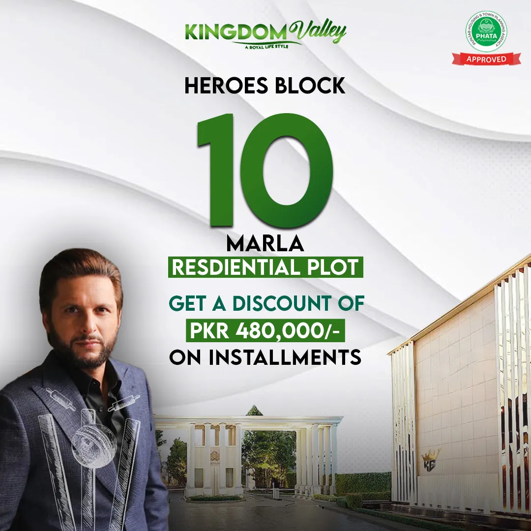 kingdom valley 10 marla heroes block