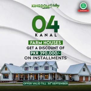 kingdom valley4 kanal farm house